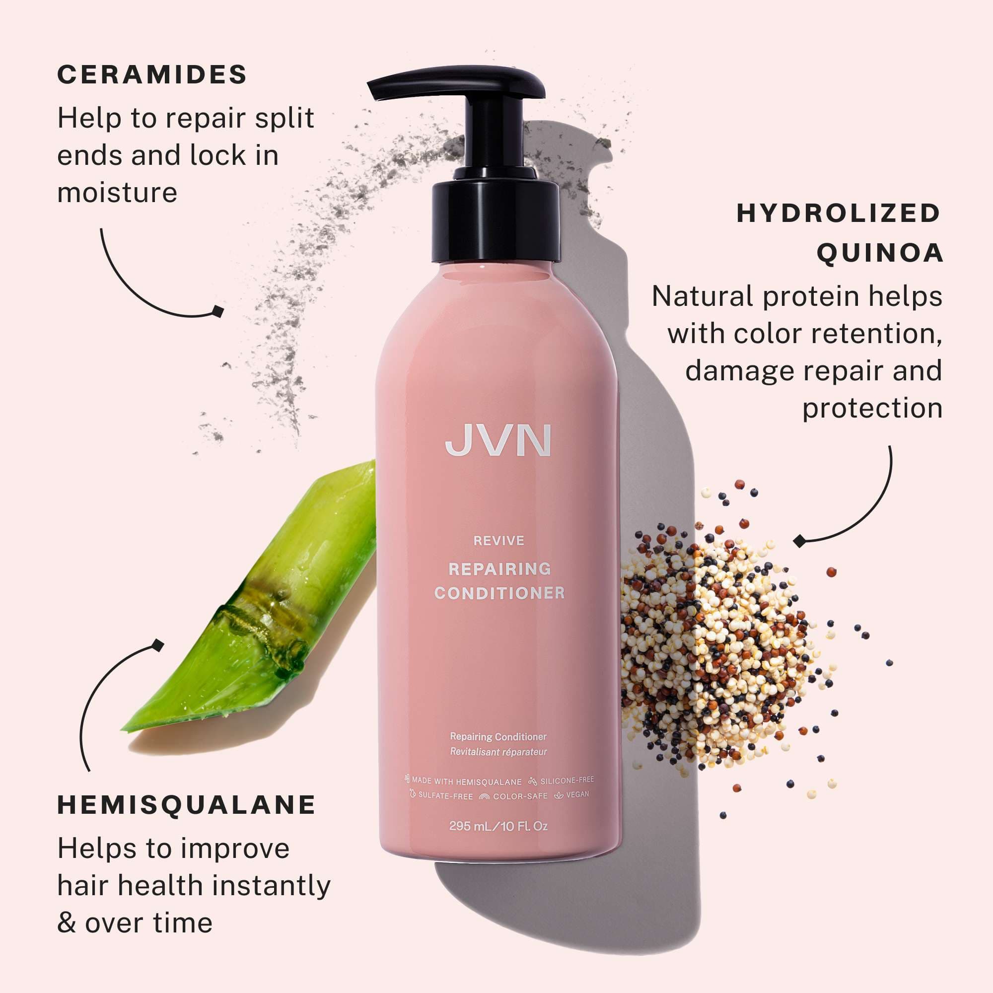 JVN Conditioner Revive Repairing Conditioner Revive Repairing Conditioner | Reparative Conditioning Products | JVN sulfate-free silicone-free sustainable